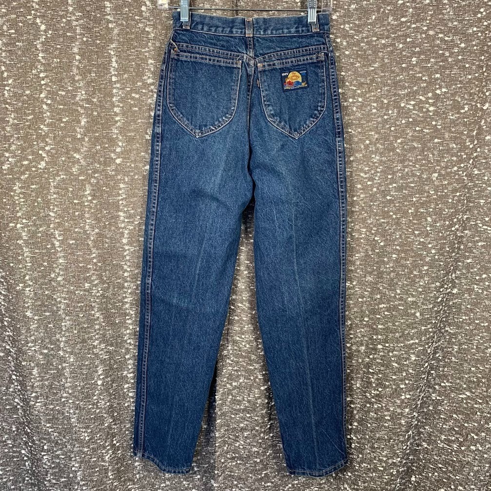Vintage 70s Levi's The Cowboy's Choice Denim Jeans High Rise Talon Zip Womens